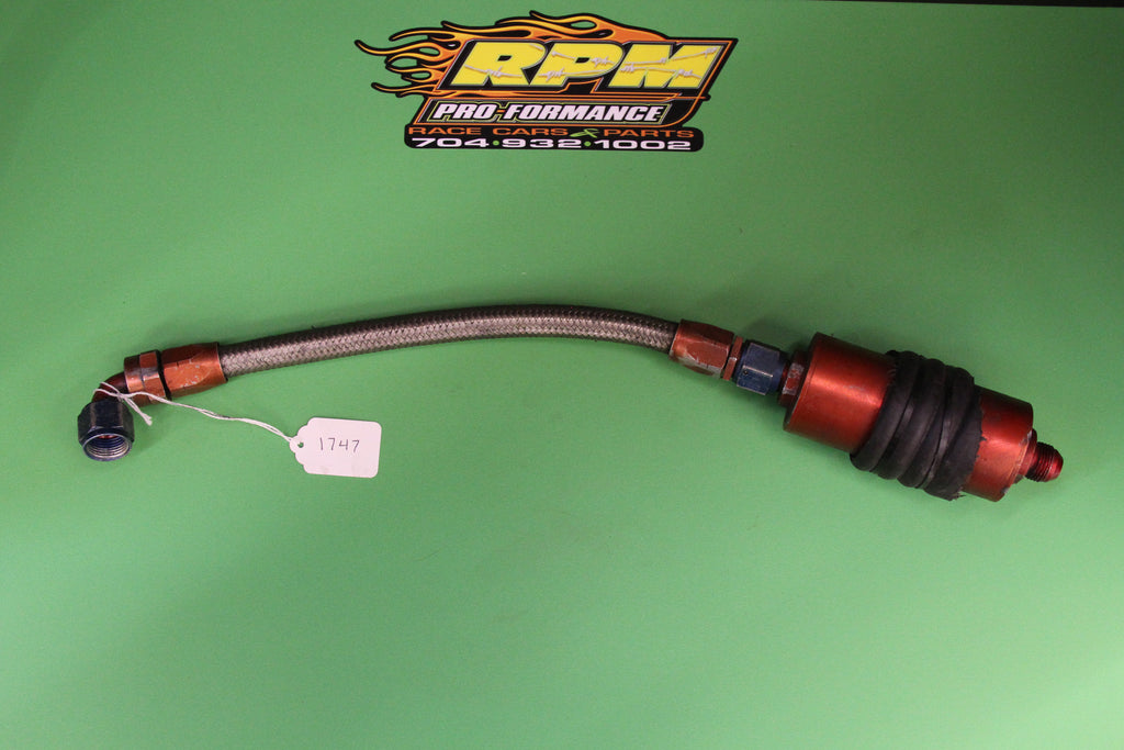 Inline Oil Filter w/Line - Item #1747