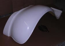 1934 USLCI Chevy / Ford Fender - Left Front (White)