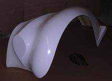 1937 USLCI Ford Fender - Left Front (White)